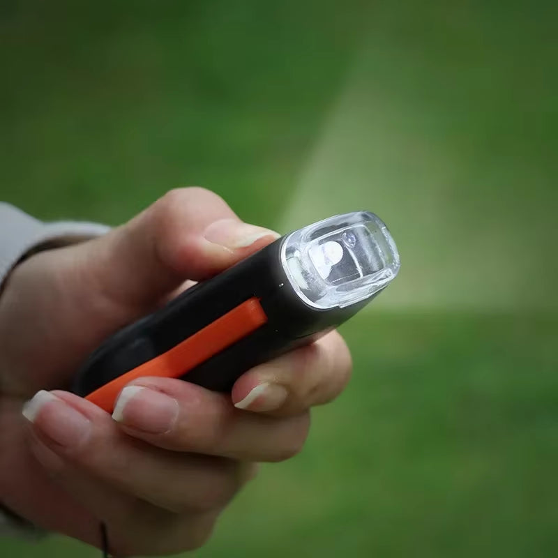 7-in-1 Survival Fluit – LED, Kompas, Thermometer voor kamperen!