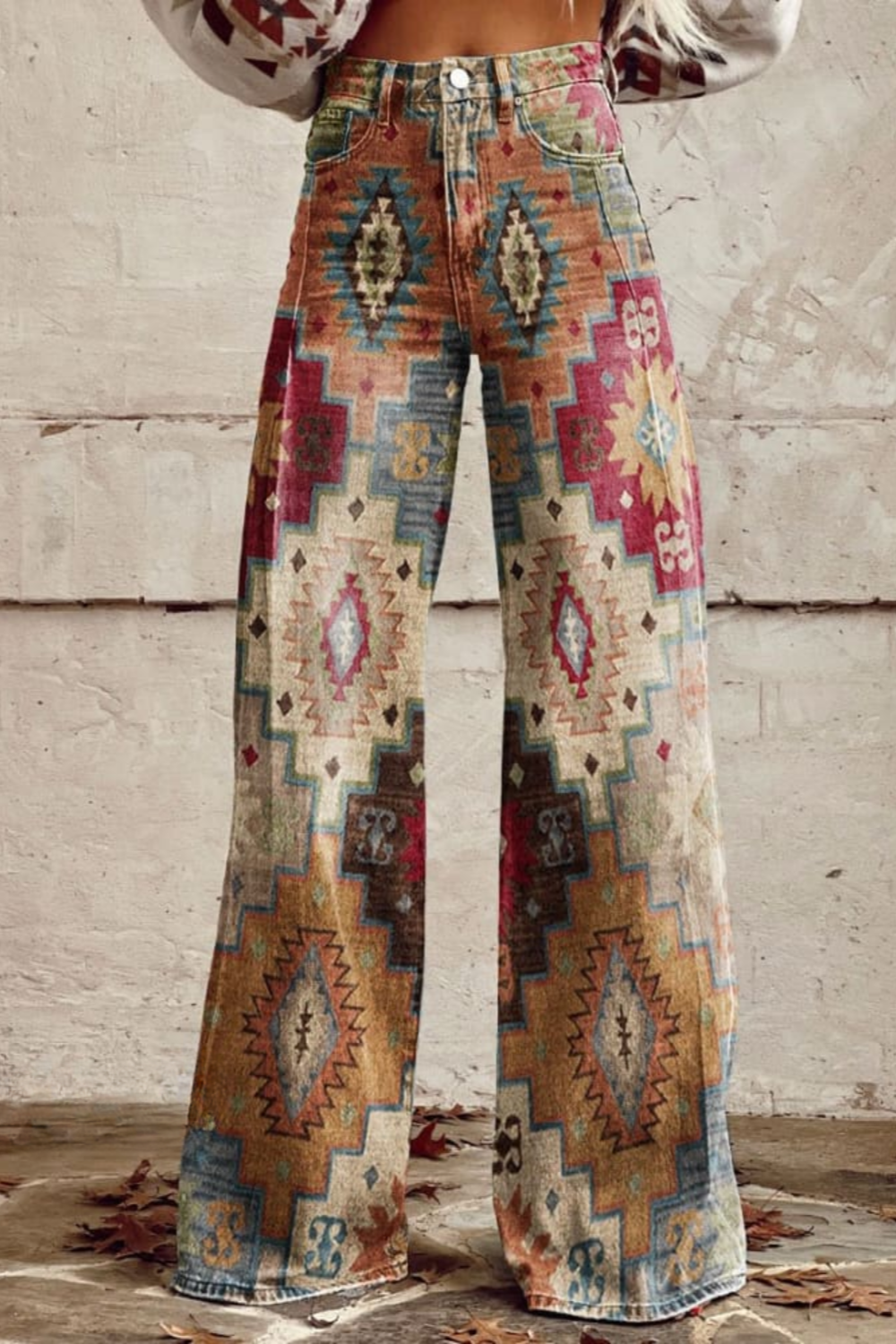 Zélie™ | Boho Vintage Pantalon – Een vleugje nostalgie in een moderne stijl