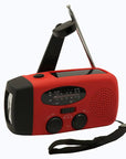 Multifunctionele Solar Hand Crank Radio 2000mAh - Noodkit