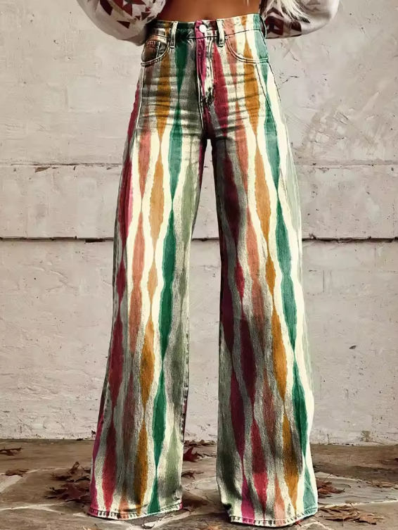 Seraphina™ | Boho Vintage Pantalon – Een vleugje nostalgie in een moderne stijl