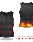 CoreAbFlex™ |Heren Sauna Vest- Taille Trainer – Maximaliseer Je Vetverbranding