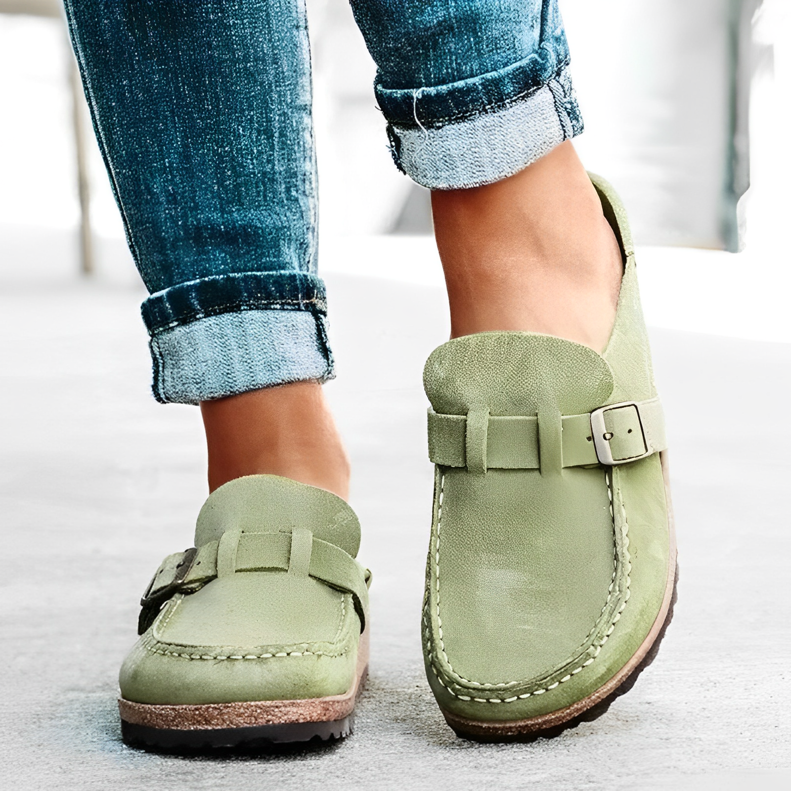 Noraᵗᵐ | Lederen Serenity Slippers: