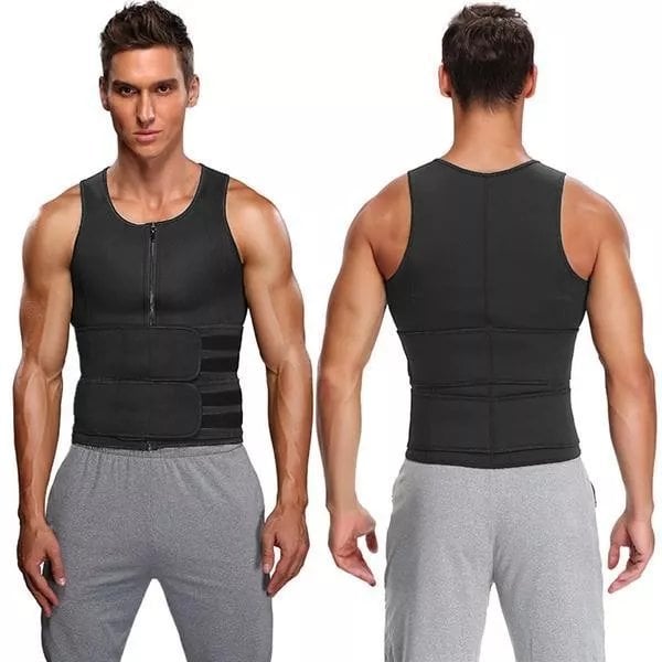 CoreAbFlex™ |Heren Sauna Vest- Taille Trainer – Maximaliseer Je Vetverbranding