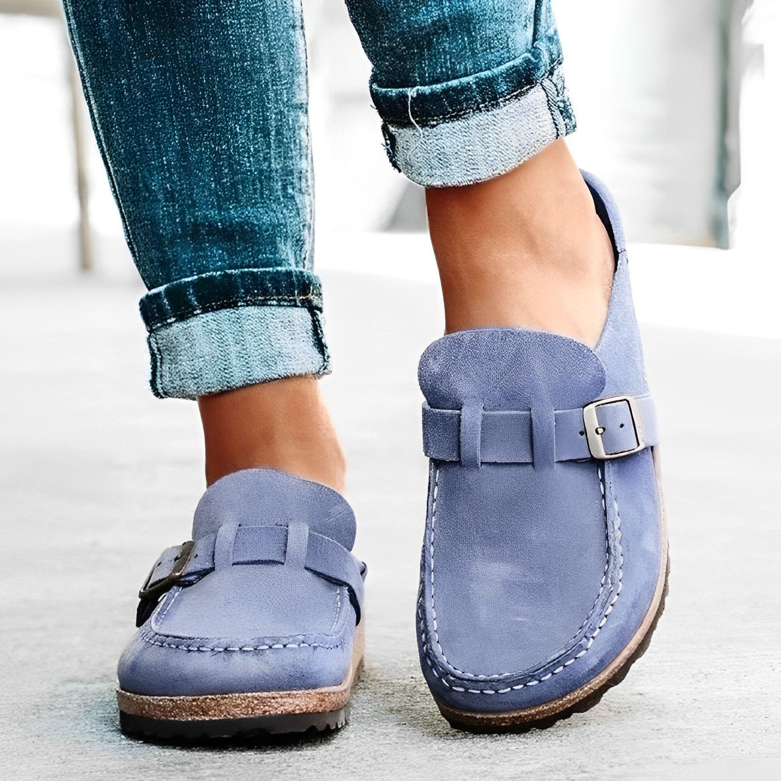 Noraᵗᵐ | Lederen Serenity Slippers: