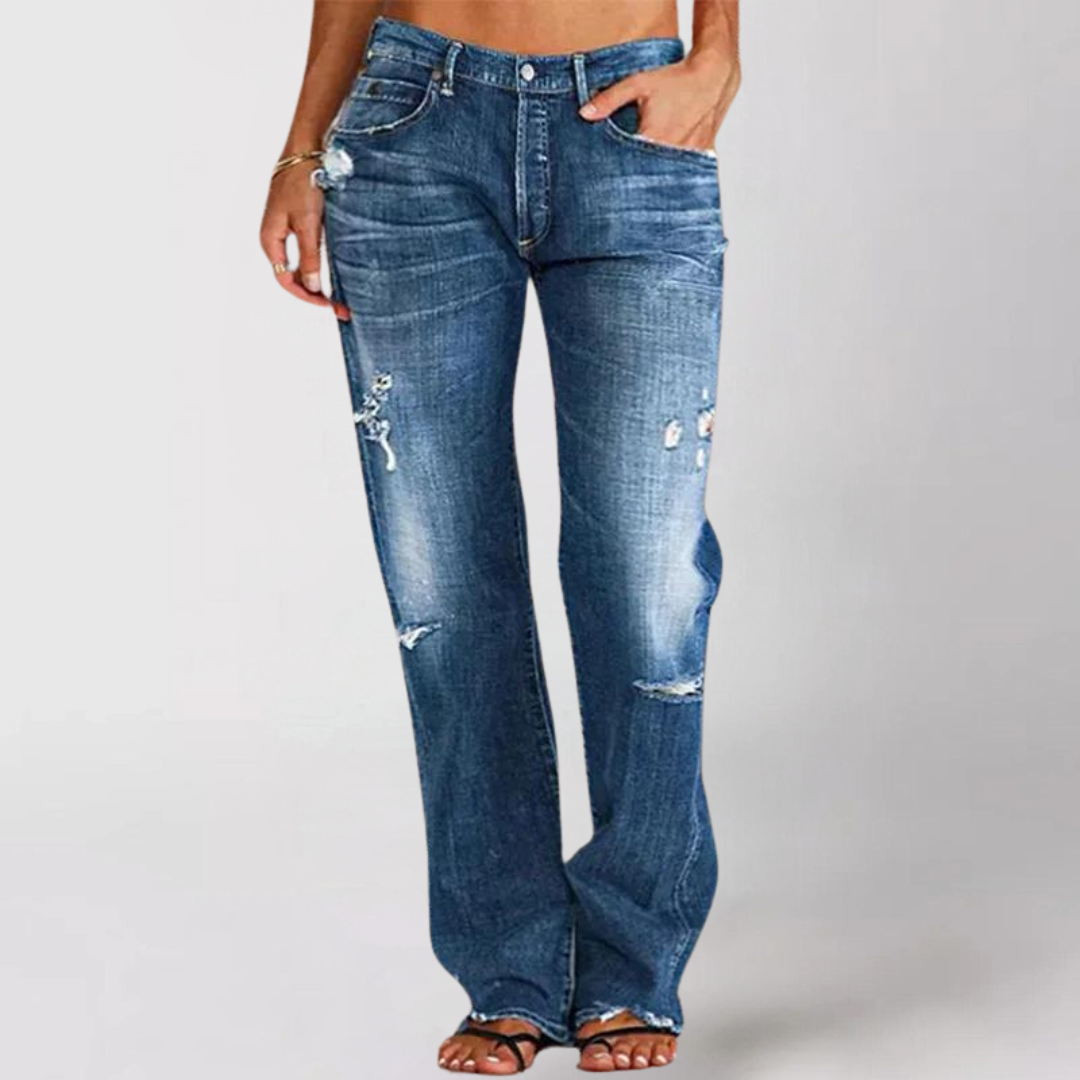 Viktoria™ - Loose, wide denim jeans for women