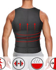 CoreAbFlex™ |Heren Sauna Vest- Taille Trainer – Maximaliseer Je Vetverbranding