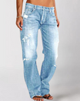 Viktoria™ - Losse, wijde denim jeans voor dames