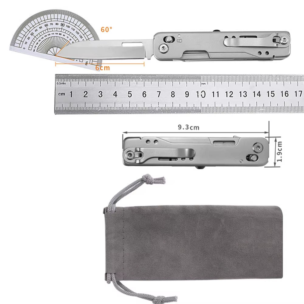 14-in-1 EDC Multitool - Draagbaar Survivalgereedschap