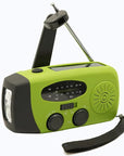 Multifunctionele Solar Hand Crank Radio 2000mAh - Noodkit