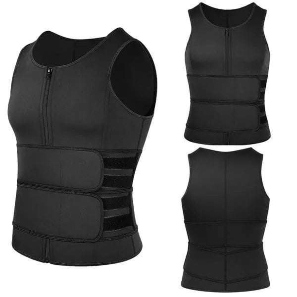 CoreAbFlex™ |Heren Sauna Vest- Taille Trainer – Maximaliseer Je Vetverbranding