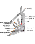 14-in-1 EDC Multitool - Draagbaar Survivalgereedschap