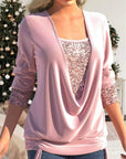 Flaire™ | Met glitters versierde top