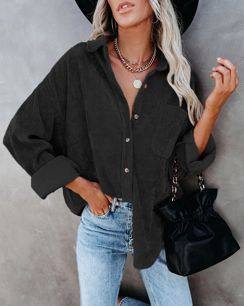 Bella™ | Vintage velvet shirt