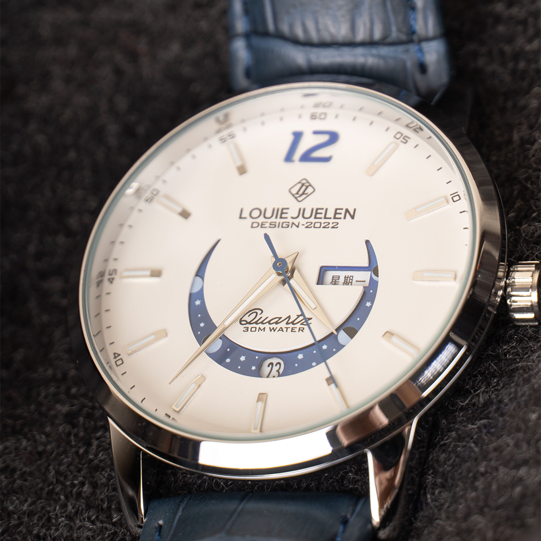 Frans Dekkers - Louie Juelen™ Elegant maanfasehorloge