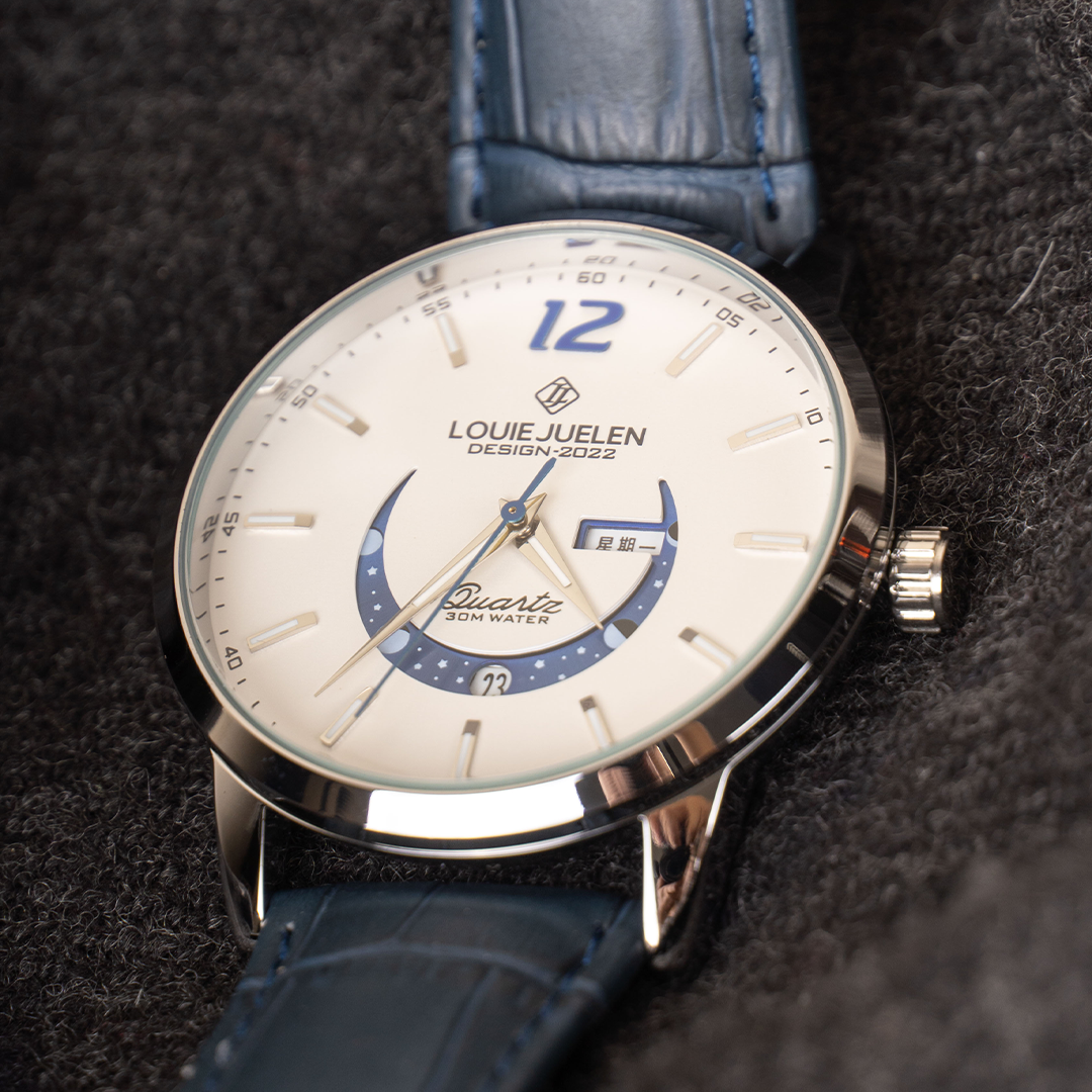 Louie Juelen™ Elegant maanfasehorloge