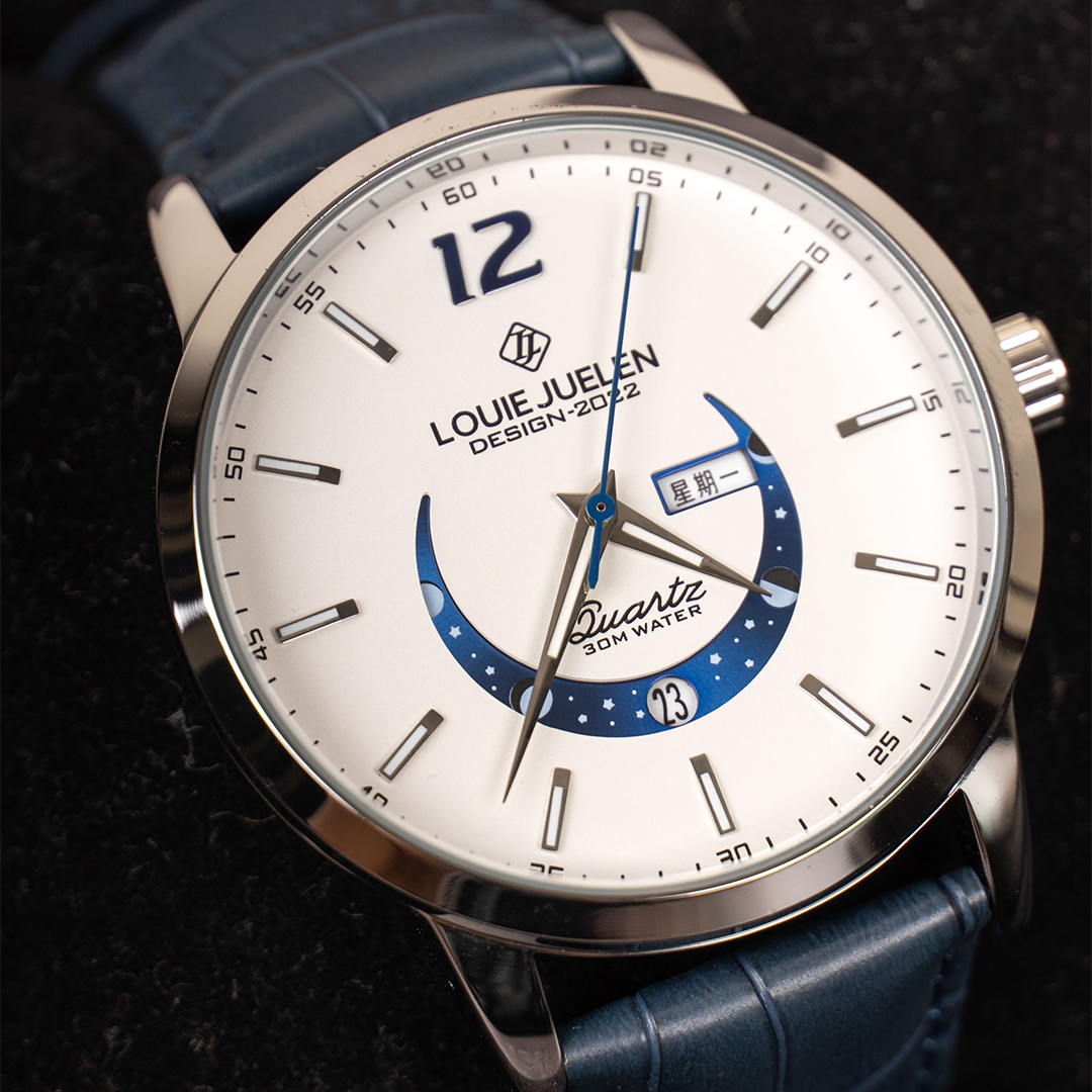 Louie Juelen™ Elegant maanfasehorloge