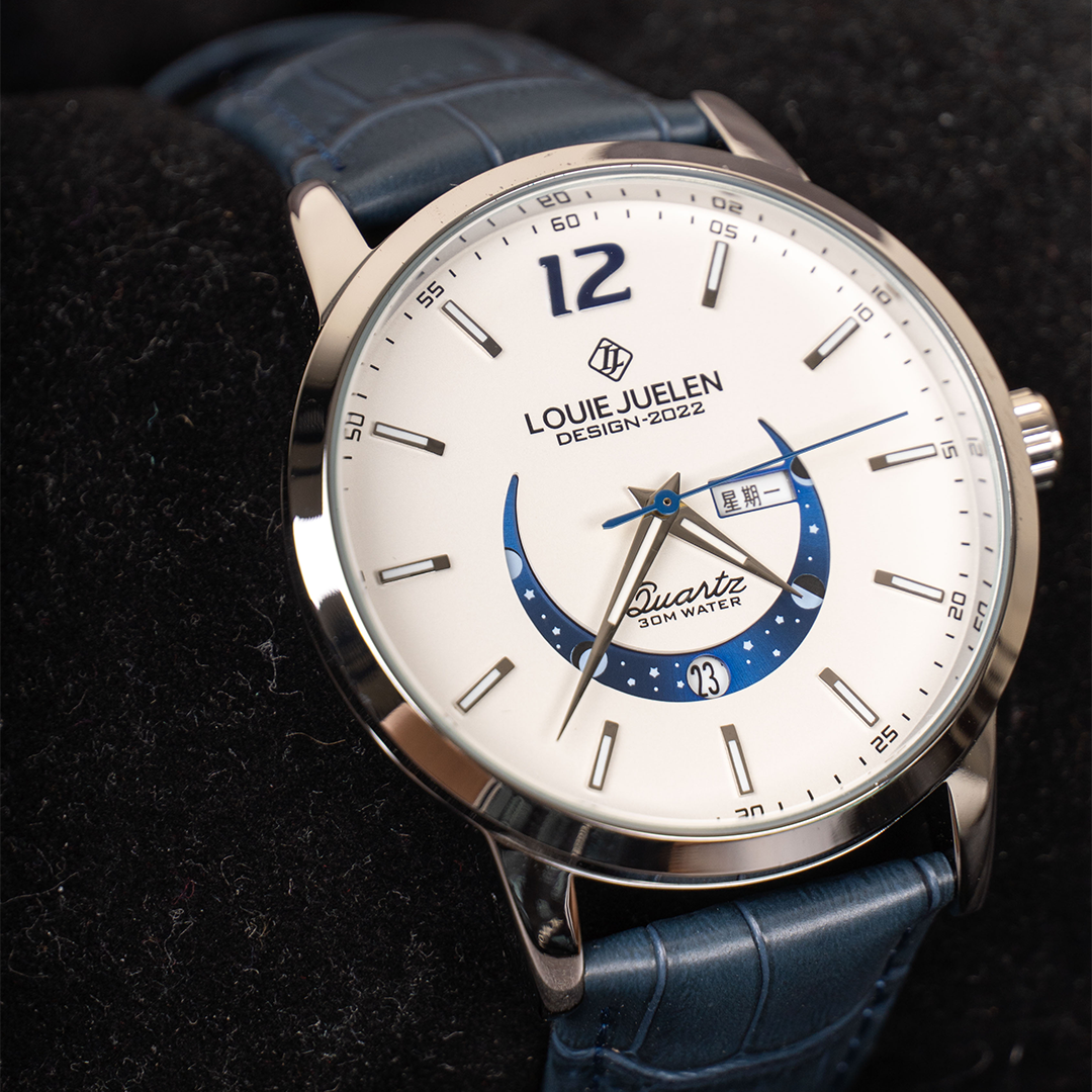 Frans Dekkers - Louie Juelen™ Elegant maanfasehorloge