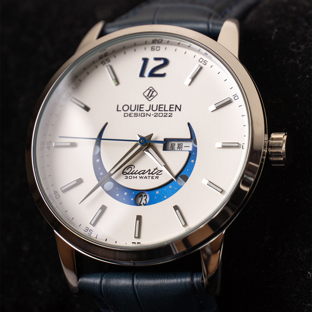 Frans Dekkers - Louie Juelen™ Elegant maanfasehorloge