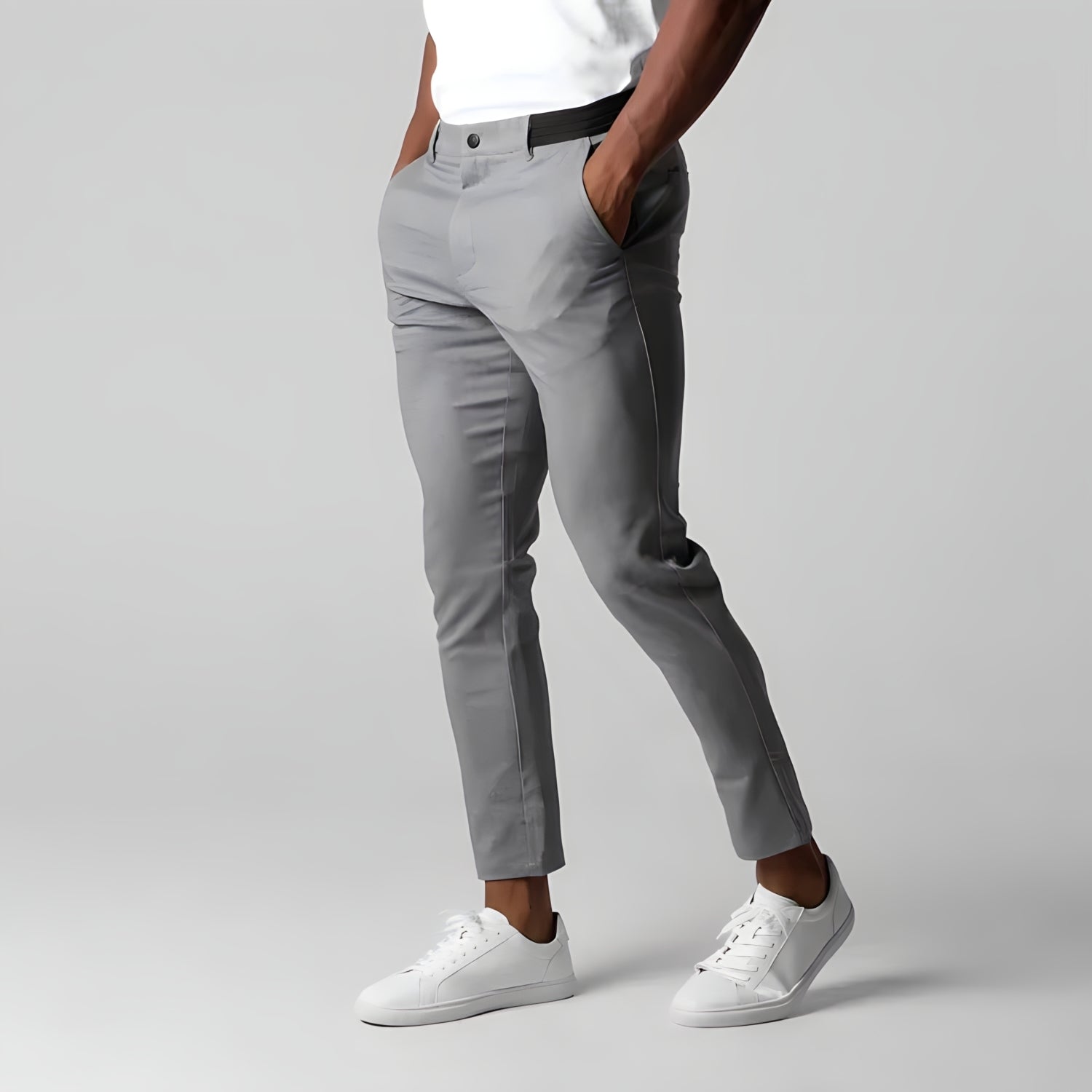 Dostal - Kreukvrije stretch chino