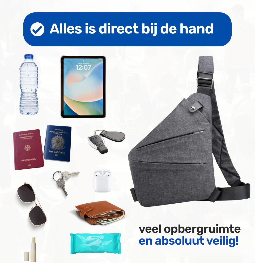 Guardia™ VeiligDraag Anti-Diefstal Tas