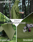 Militaire Camouflage Regenponcho