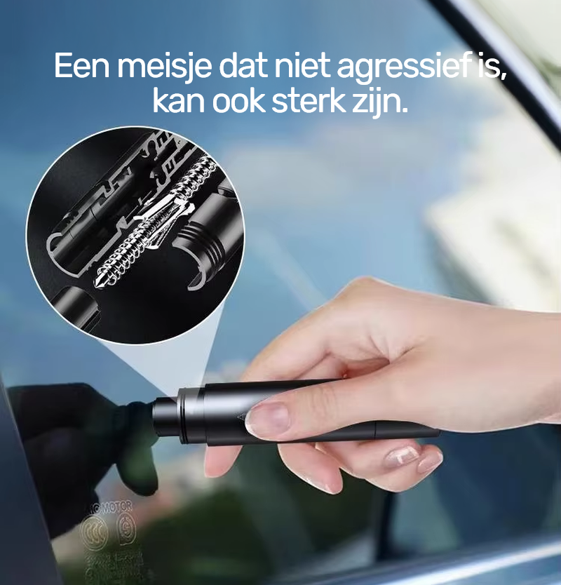 Baseus Auto Veiligheidshamer - Reddingshulpmiddel met Gordelsnijder