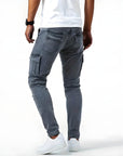 Dominic™ | Elastische denim cargobroek