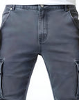 Dominic™ | Elastische denim cargobroek