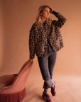 Savina™ | Trendy Leopard Bomberjack