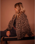 Savina™ | Trendy Leopard Bomberjack