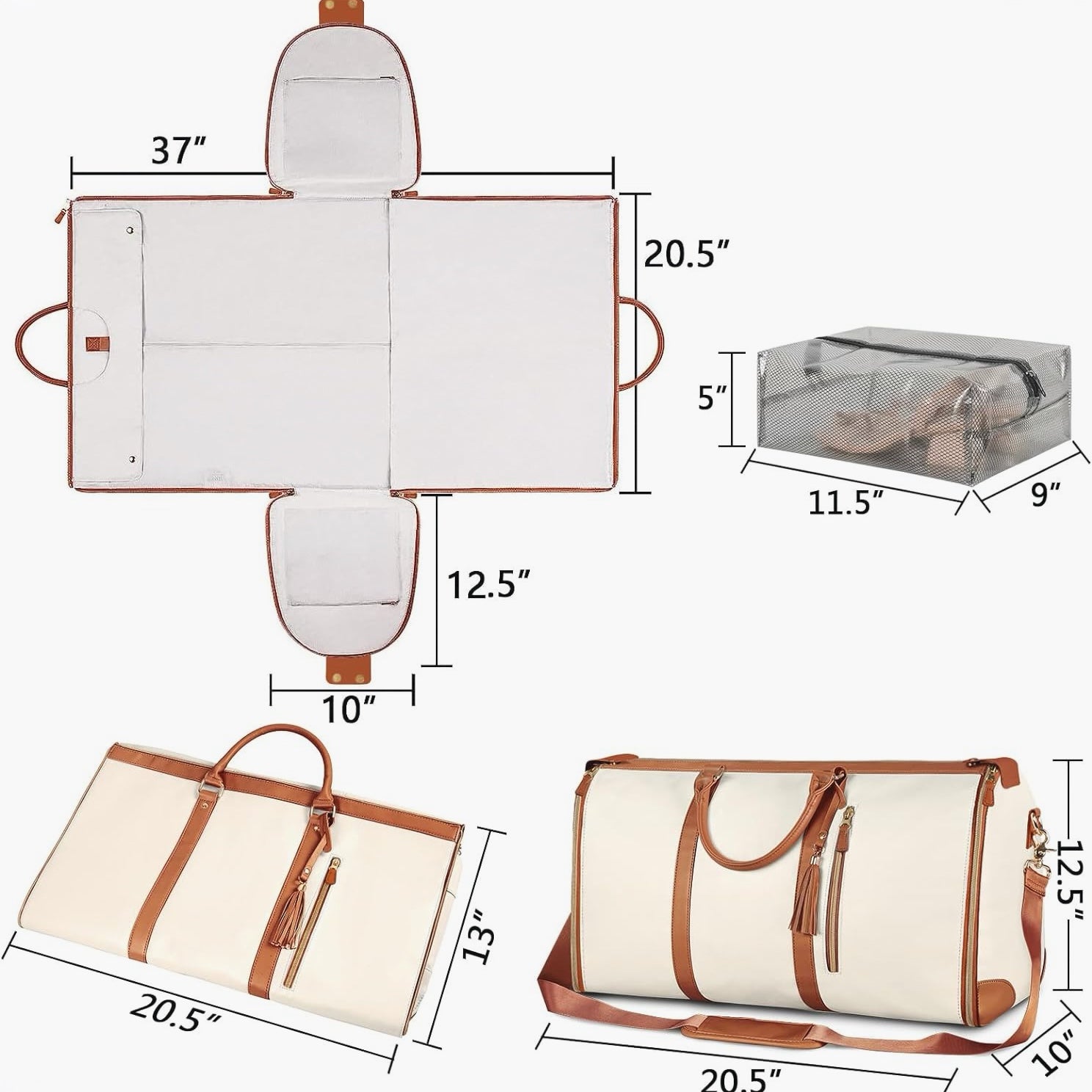 Isolde™ Opvouwbare Kledingtas