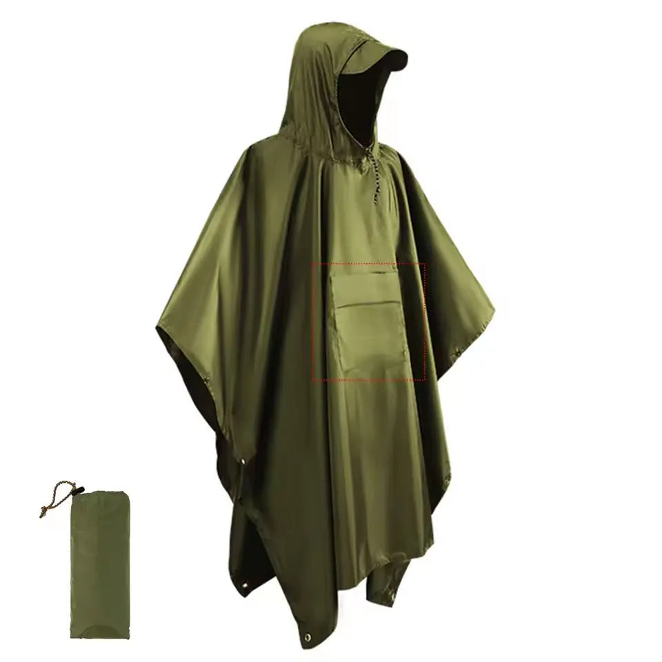 Militaire Camouflage Regenponcho