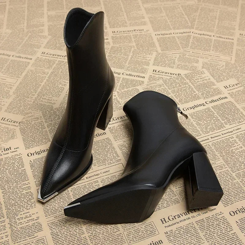 selin™ | Comfortable Leather Heels