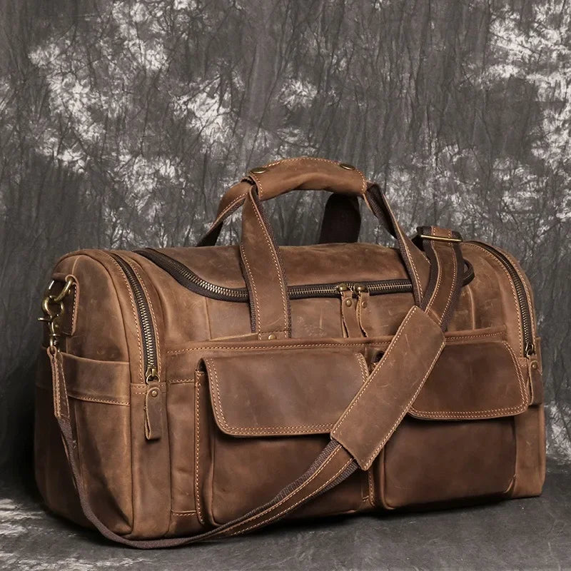 Quentin™ | Vintage Dufflebag voor Stijlvolle Reizigers