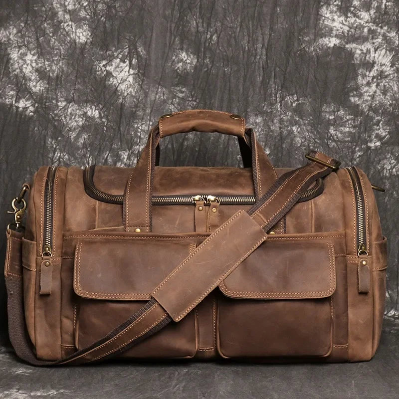 Quentin™ | Vintage Dufflebag voor Stijlvolle Reizigers