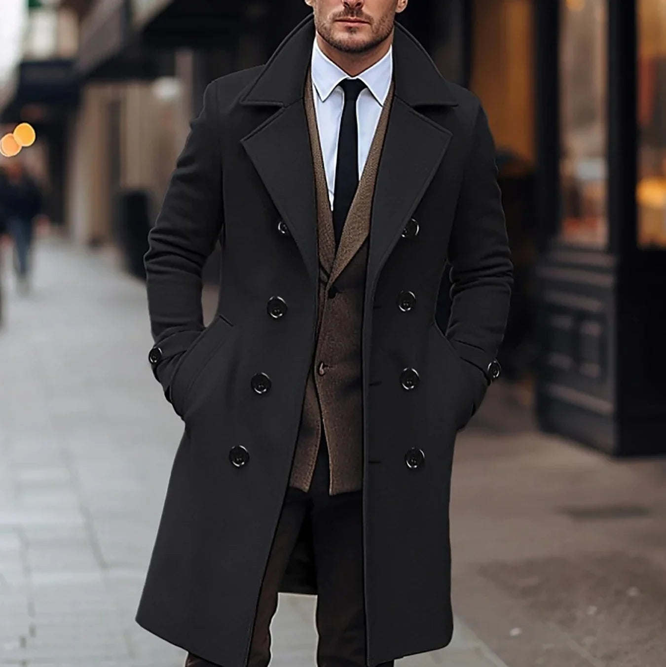 Jacopo™ | Chique Heren Trenchcoat