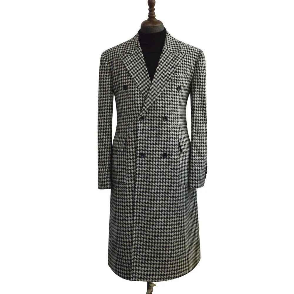 Bruno™ | Houndstooth Trenchcoat