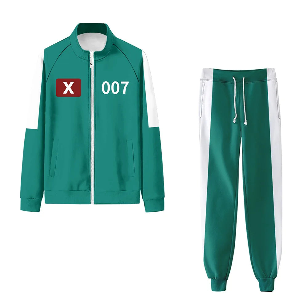 Trendy Squid Game Tracksuit Set – Sportieve Stijl en Comfort