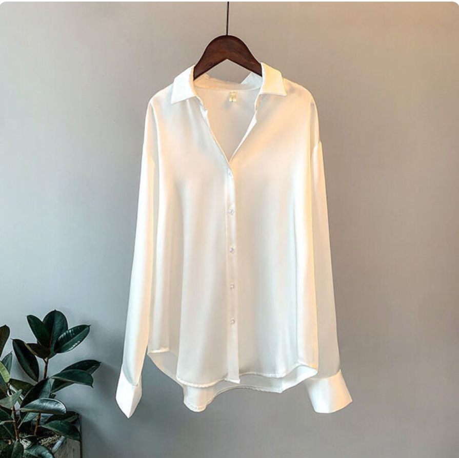 Liora™ | Satijnen Blouse