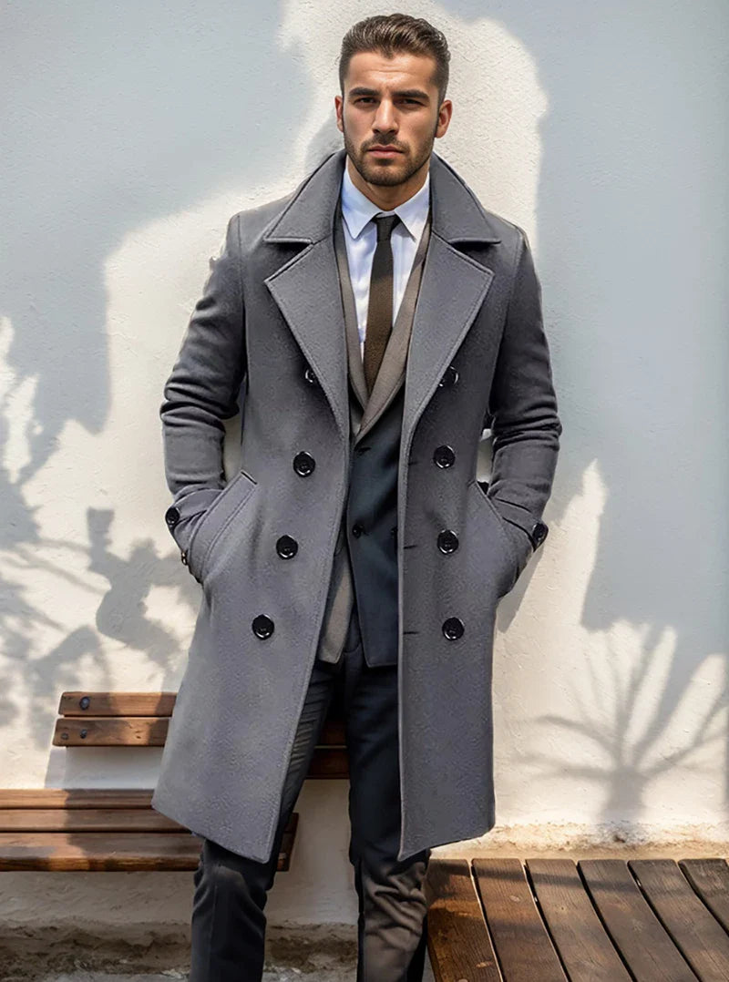 Jacopo™ | Chique Heren Trenchcoat