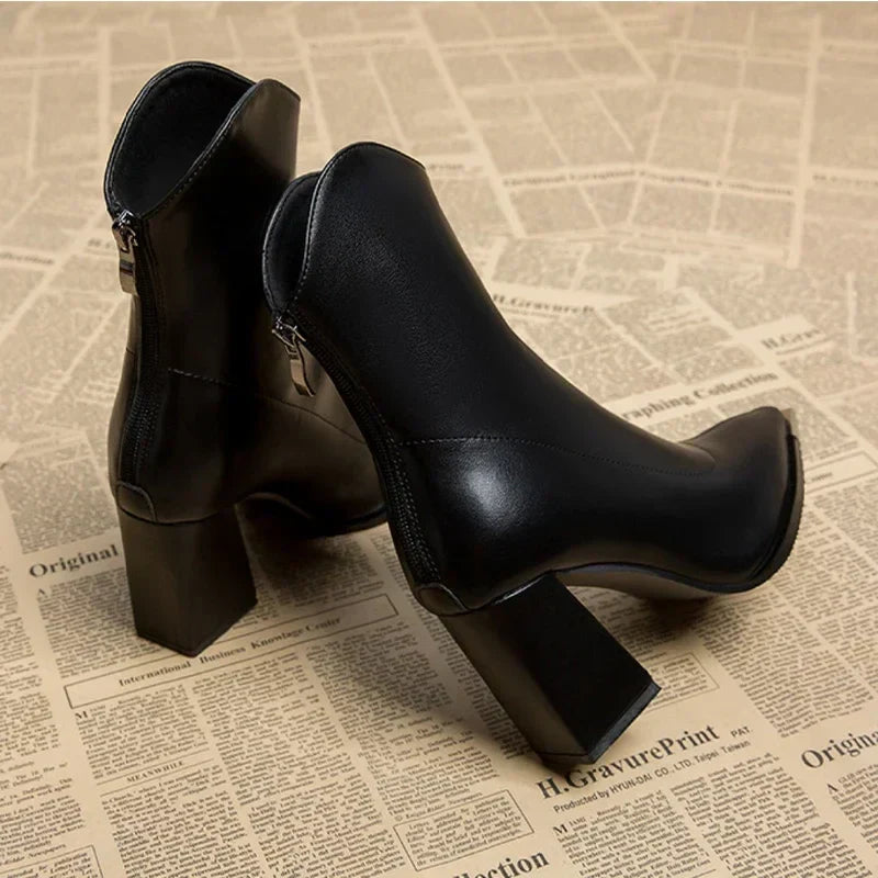 selin™ | Comfortable Leather Heels