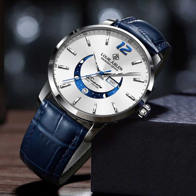 Louie Juelen™ Elegant maanfasehorloge