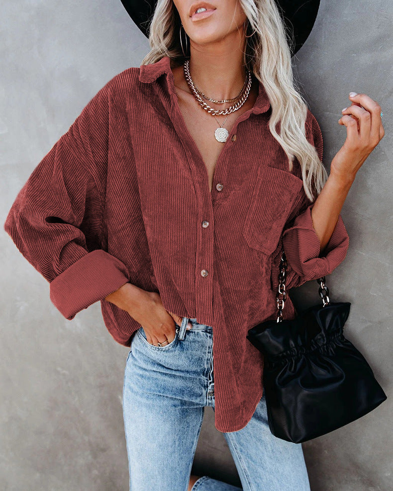 Bella™ | Vintage velvet shirt