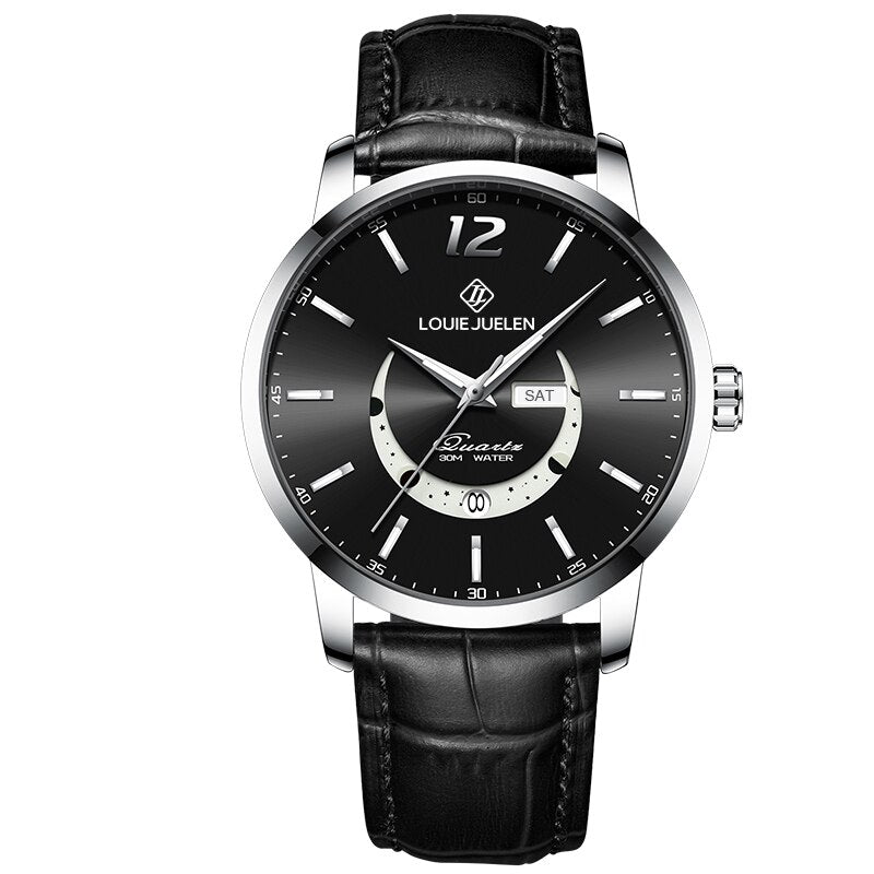 Frans Dekkers - Louie Juelen™ Elegant maanfasehorloge