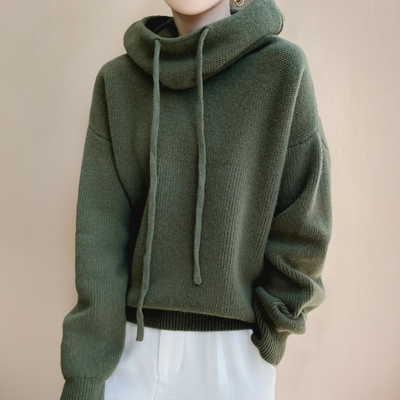 Eugenio™ | Gebreide oversized hoodie