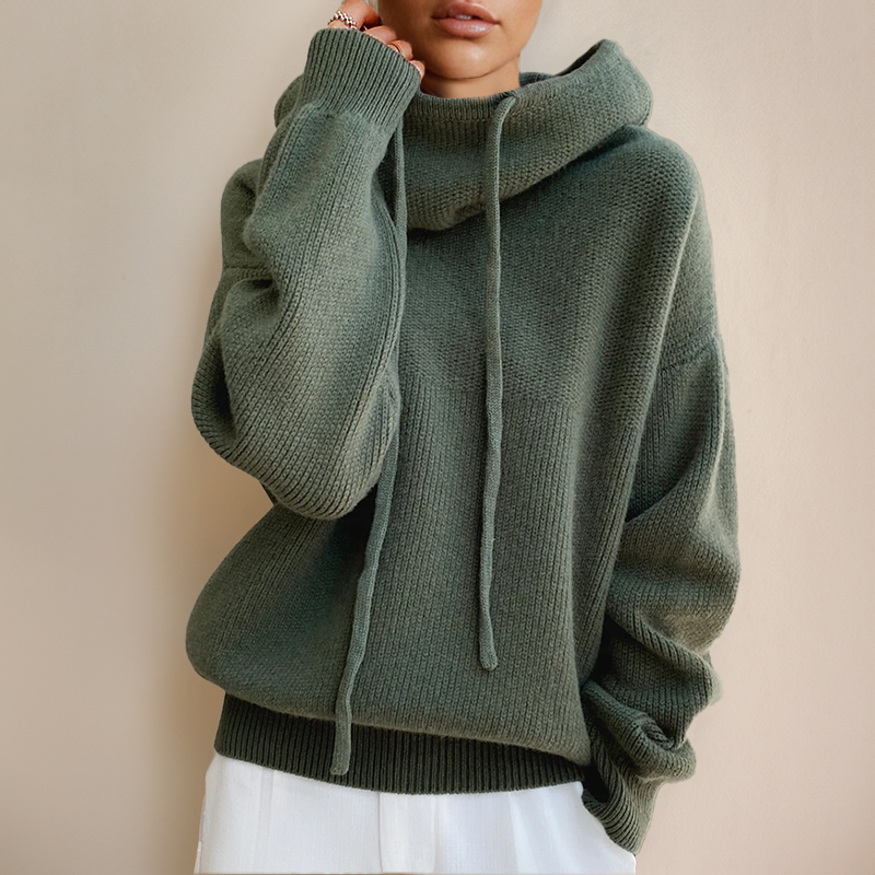 Eugenio™ | Gebreide oversized hoodie