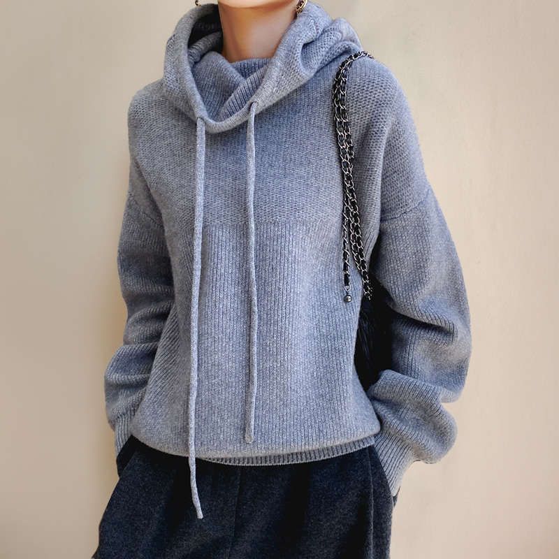 Eugenio™ | Gebreide oversized hoodie