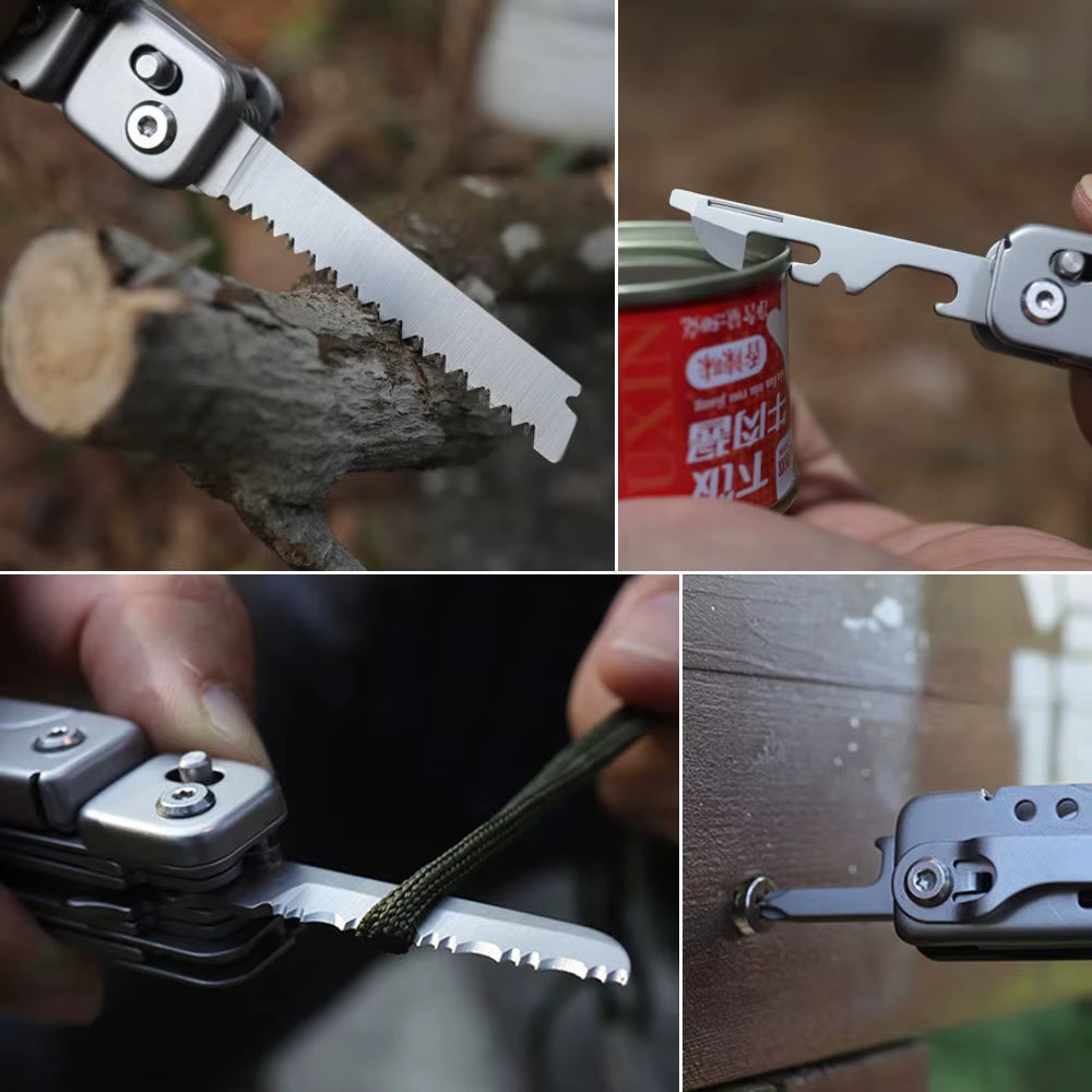 14-in-1 EDC Multitool - Draagbaar Survivalgereedschap