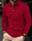 Mike™ | Poloshirt met lange mouwen