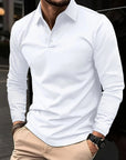 Mike™ | Poloshirt met lange mouwen